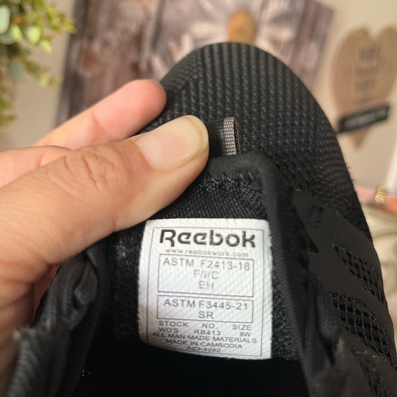 Reebok Fusion Flexweave™ Work Shoe Style RB413 Composite Toe, Women’s Sz 8W - Picture 13 of 13